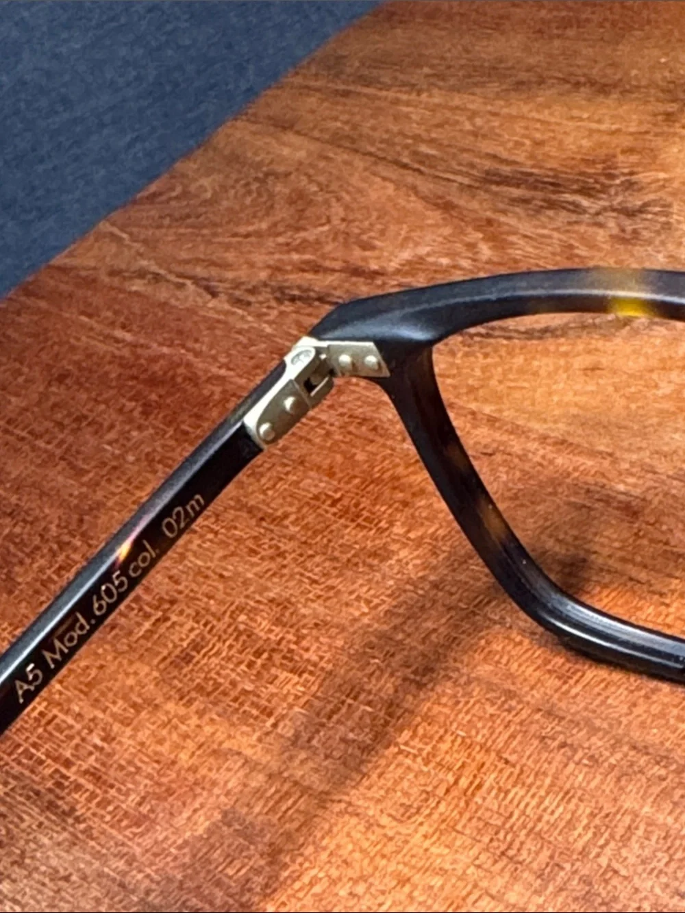 LUNOR , hand made in Germany Tortoiseshell Square-Angled Eyeglass Frames only